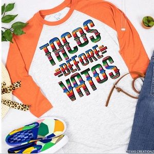Tacos Before Vatos Raglan